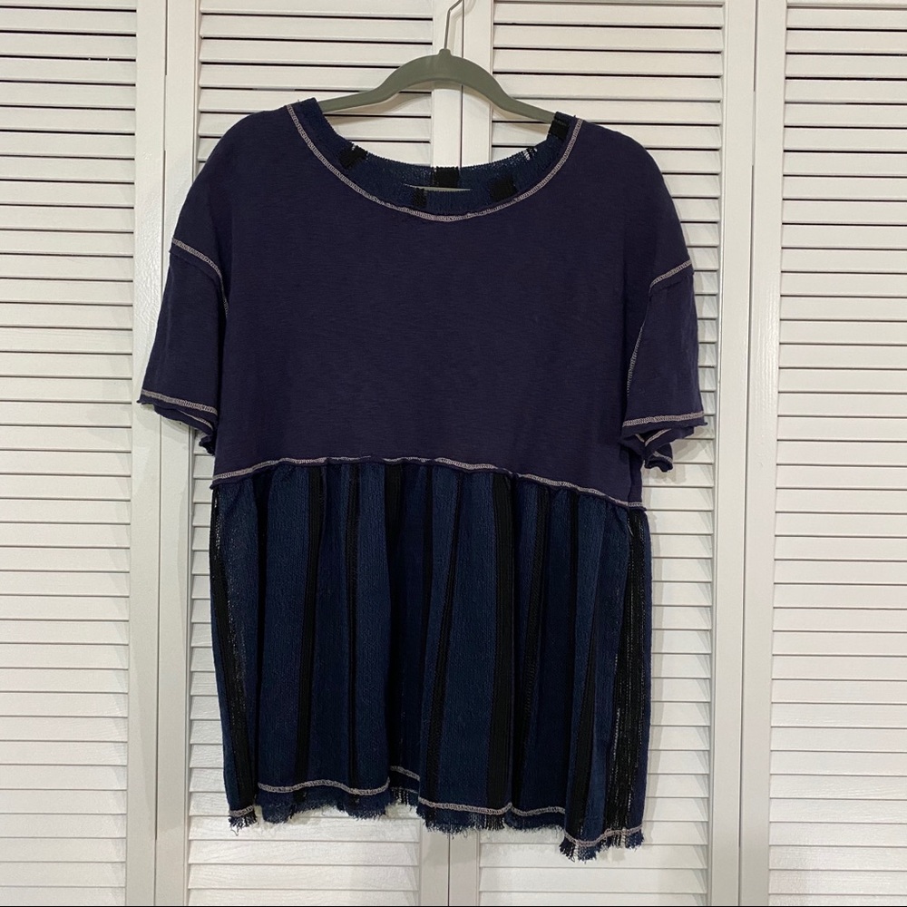 Hyku Lagenlook Scoop Neck Top